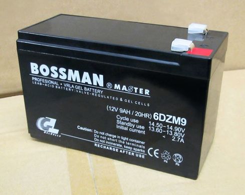 Bossman Master 6DZM9 - GEL1290 (12 V, 9 Ah)