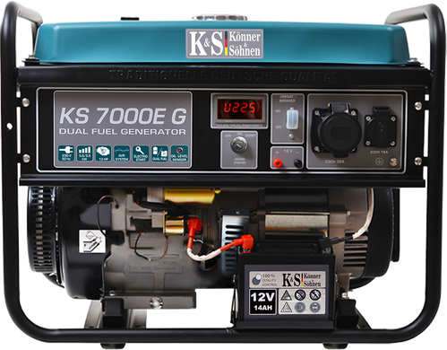 Бензиновый генератор Konner&Sohnen KS 7000E G (5,5 кВт)