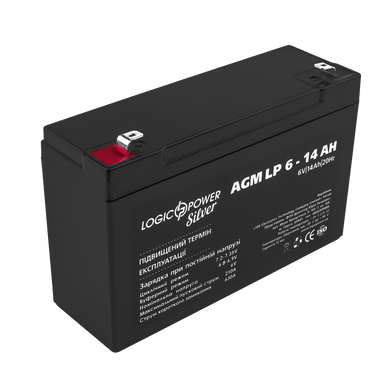 Аккумулятор AGM LP 6-14 AH SILVER