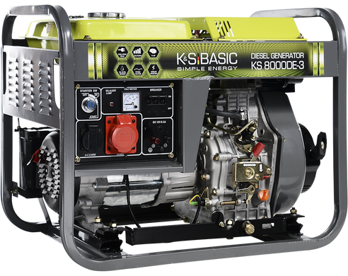 Дизельный генератор Konner & Sohnen KS 8000DE-3 (6,5 кВт)