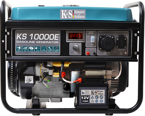 Бензиновый генератор Konner&Sohnen KS 10000E (8 кВт)