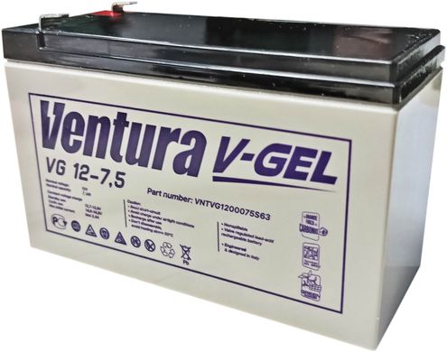 Аккумулятор Ventura VG 12-7,5 GEL