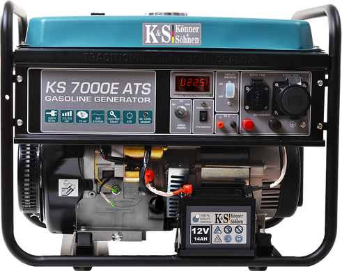 Бензиновый генератор Konner&Sohnen KS 7000E 1/3 (5,5 кВт)