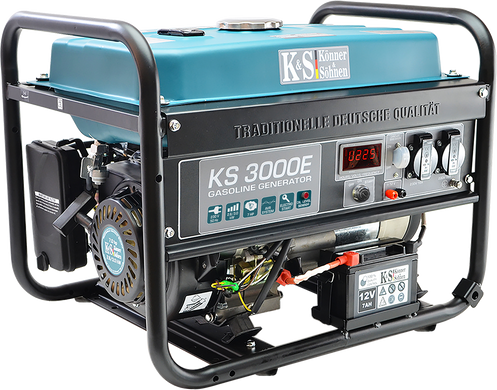 Бензиновый генератор Konner&Sohnen KS 3000E (3 кВт)