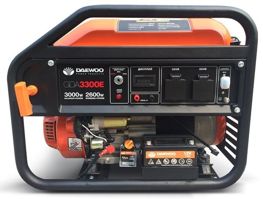 Бензиновый генератор Daewoo GDA 3300 E